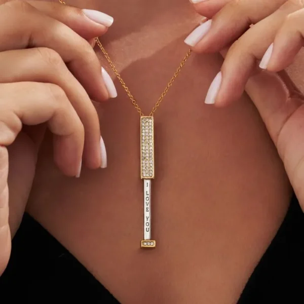 I love you necklace