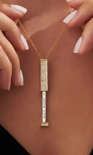 I love you necklace